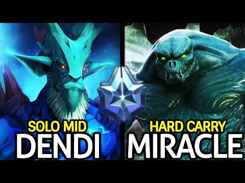 MIRACLE Morphling Hard Carry ft DENDI Leshrac Mid in Same Team Dota 2