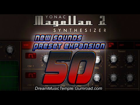 Magellan 2 Synthesizer - Preset pack by DMTcymatics - Demo for the iPad - Link for Pack Below