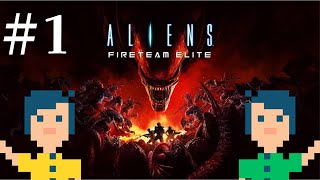 【Aliens: Fireteam Elite】エイリアンによる数の暴◯Part1【オムサラ】 #ゲーム実況