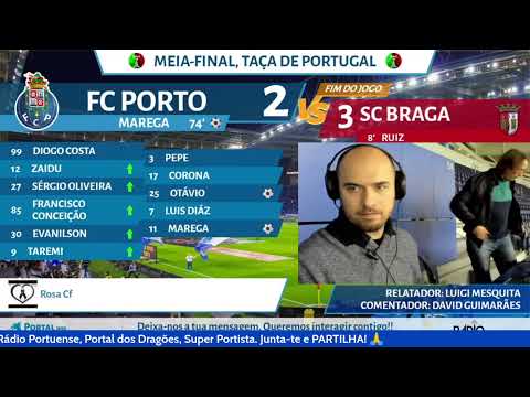 🔵⚪️ FC Porto x SC Braga 🔴⚪️ | Taça de Portugal 🏆 1/2 Final/2ª mão