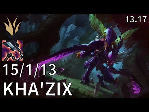 Kha'Zix Jungle vs Kayn - EUW Diamond | Patch 13.17