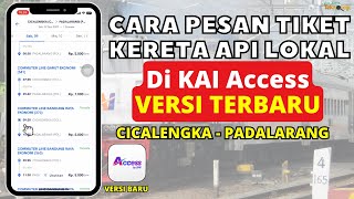 Download lagu Cara Pesan Tiket Kereta Api Lokal Di KAI Access Versi Terbaru (Access By KAI) mp3