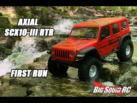 Axial SCX10 III Jeep Rubicon RTR First Run - RC Crawler Trail Truck