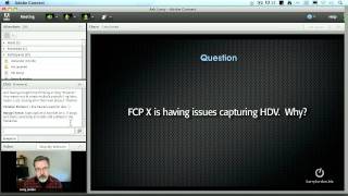 FCP X Capture Issues - Final Cut Training