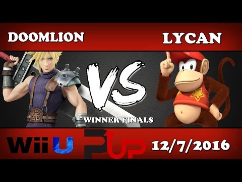 Doomlion (Cloud) vs. Yatta | Lycan (Diddy Kong) - Wii U Winners Finals - SOS