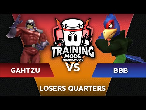 Training Mode Tournaments #4 Gahtzu (Falcon) vs. Bobby Big Ballz (Falco) - SSBM Losers Quarters - Me
