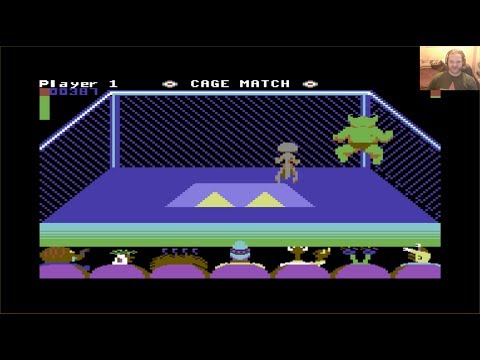 Lukozer Retro Game Review 380 - Intergalactic Cage Match - Commodore 64