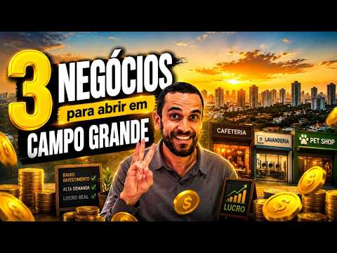 3 negócios promissores para abrir em Campo Grande (um deles pode surpreender você)