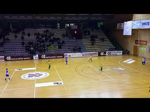 Finale TURNIR U MALOM NOGOMETU KARLOVAC 2017-18 (Karlići)---NK Karlovac 1919 - Ilovac (2-0) (1. pol)