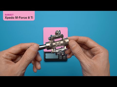 Xpedo M-Force 8 Ti Pedals: Real Weight