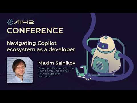 AI42 Conference on Generative AI: Keynote by Maxim Salnikov