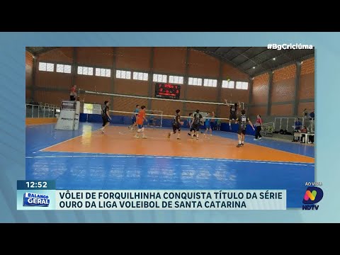 Forquilhinha conquista título da Série Ouro no sub-17 de vôlei