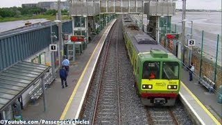 preview picture of video 'Dart Train number 8626 - Booterstown Station, Dublin'