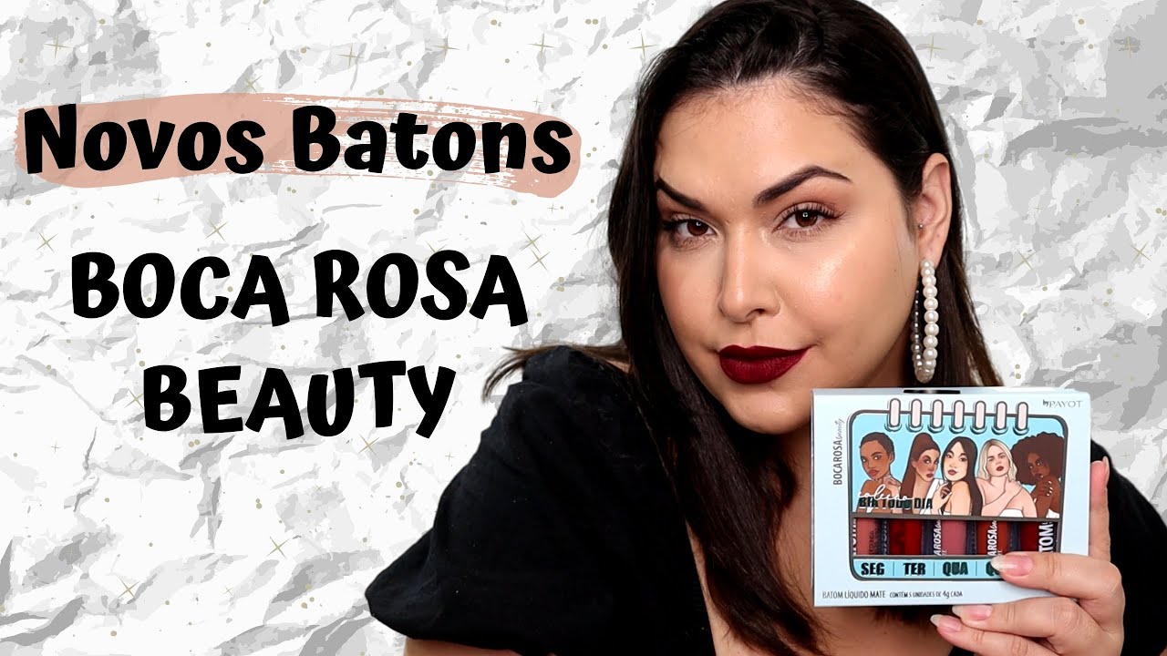 Coleção BIA TODO DIA - Batons BOCA ROSA