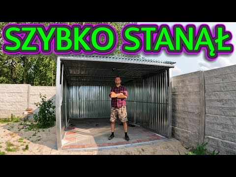 SZYBKI MONTAŻ GARAŻU BLASZANEGO