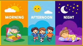 Parts of the Day Song for Kids | Morning, Afternoon, and Night! 🌞🌙 | Little Lyric