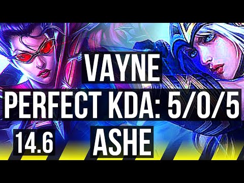 VAYNE & Janna vs ASHE & Senna (ADC) | 5/0/5, 700+ games | EUW Master | 14.6