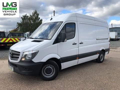 2018 67 Reg Mercedes Benz 314Cdi Bluetec MWB RWD High Roof Euro 6 - Walk Around