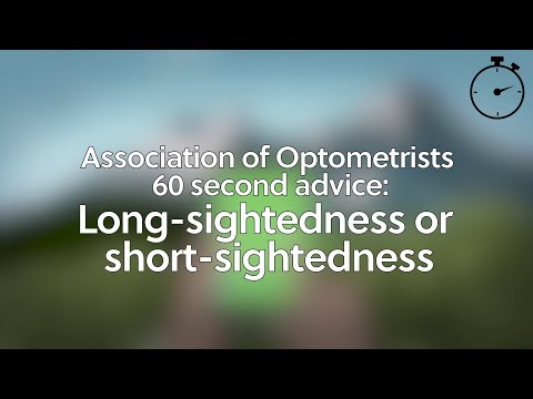 60 second advice: Long-sightedness or short-sightedness