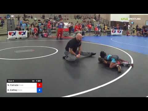 2018 Women's National /Intermediate Girls 50 RR Rnd 1 - Nova Estrada (Team) Vs. KiMorah Cathey (Te