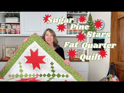 Sugar Pine Stars: Fat Quarter Quilt in Favorite Things Fabric