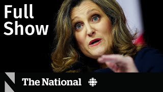 CBC News: The National | Federal budget spending and tax hikes