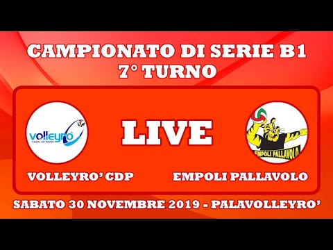 Serie B1, Volleyrò CDP vs Empoli Pallavolo