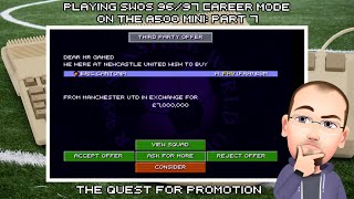 Playing Sensible World Of Soccer 96/97 Career Mode On The A500 Mini - Part 7: Quest For Promotion