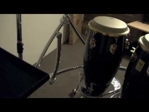 Percussionist Kevin Ricard's new drum rack for The Tonight Show