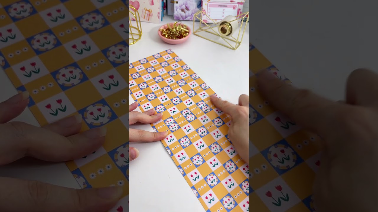 Making a DIY Standing Refillable Notepad 📆 Weekly Edition🌷✨