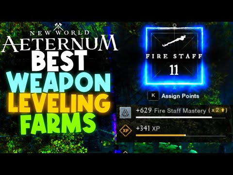 Where To Level Weapon FAST! - New World Aeternum Weapon Mastery Farms Compared