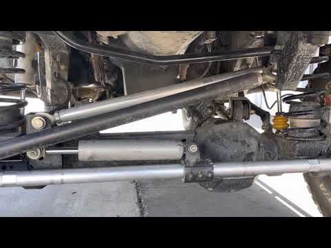 Jeep XJ Aluminum Tie Rod & Trackbar
