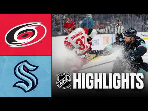 Hurricanes vs. Kraken | NHL Highlights | March 02, 2026