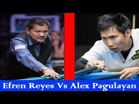 Match Of Two Filipino Players!!! Efren Reyes Vs Alex Pagulayan
