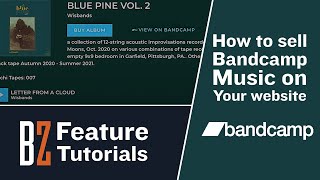 How to Sell Bandcamp Music on Your Bandzoogle Website