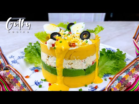 Causa Limeña Rellena de Pollo | Receta peruana 🇵🇪