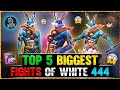 Top 5 Best Fights OF WHITE 444 MUST WATCH Garena Free Fire