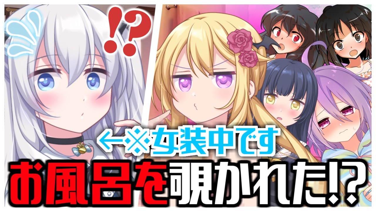 【ゆっくり茶番劇】男の子が女装して女子高に潜入!?　男の子が女装して学園生活　《女装中にお風呂を覗かれた!?》