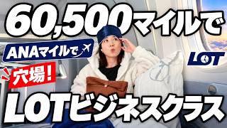 ANAマイルで欧州からビジネスクラス帰国。6万マイルで乗れた穴場の航空会社