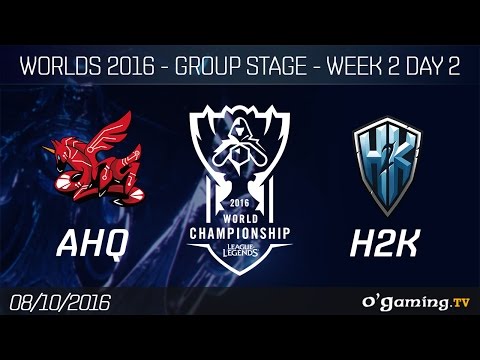 AHQ vs H2K - World Championship 2016 - Group Stage Week 2 Day 2