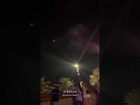 Barceloneta beach 🌊 #barcelonetabeach #barcelona #spain #nightlife #foryou #shortvideo #viral #fyp