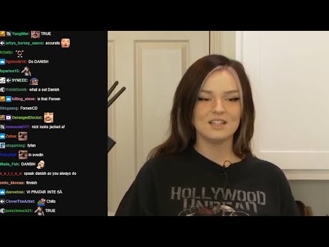 Malena does English Scandinavian Language impressions