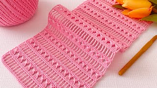 🌸Incredibly Beautiful and Simple Crochet Pattern🌸 How to Make a Unique Pattern for Many Projects
