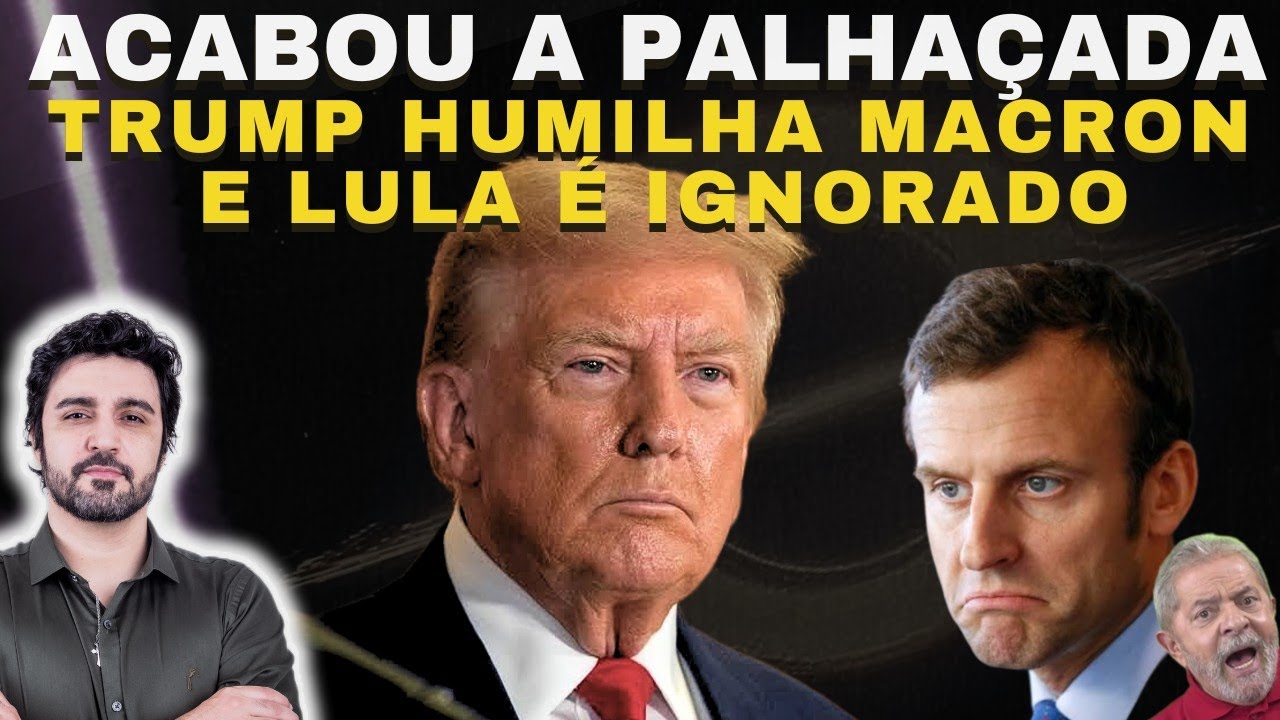 Macron É Colocado em Seu Lugar Por Trump no Vaticano!