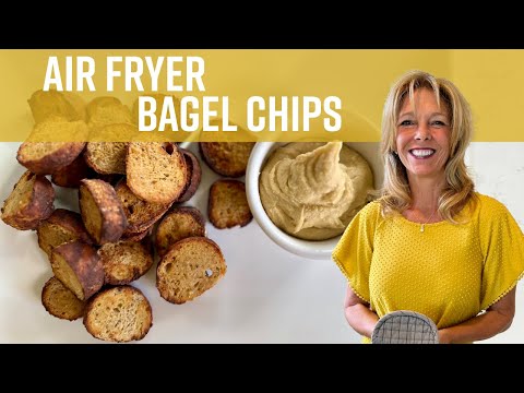 Air Fryer Bagel Chips| Kathy's Vegan Kitchen