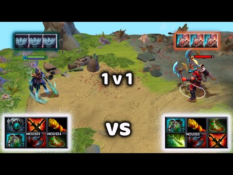 Phantom Assassin vs Troll Warlord | Hard Carry 1v1 who wins??