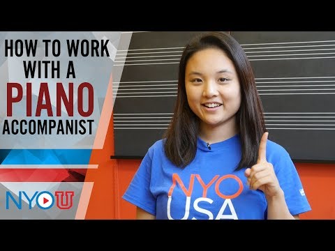 NYO-U: How to Work with a Piano Accompanist