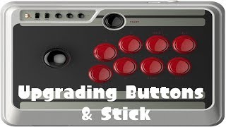 8BITDO NES30 ARCADE STICK - UPGRADING TO SANWA BUTTONS AND NEW STICK