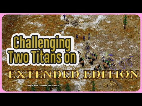 1vs2 Titan AI difficulty in Age of Mythology Extended Edition!
