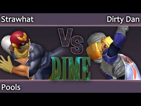 DIME 15 Melee - Strawhat (C Falcon) vs Dirty Dan (Sheik) - Pools